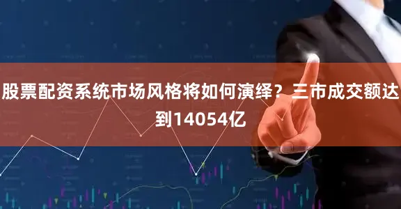 股票配资系统市场风格将如何演绎？三市成交额达到14054亿
